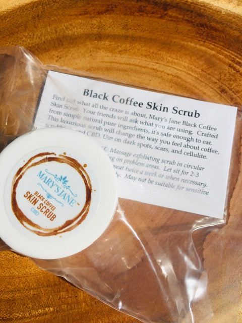 Mary Jane's Black Coffee Skin Scrub 